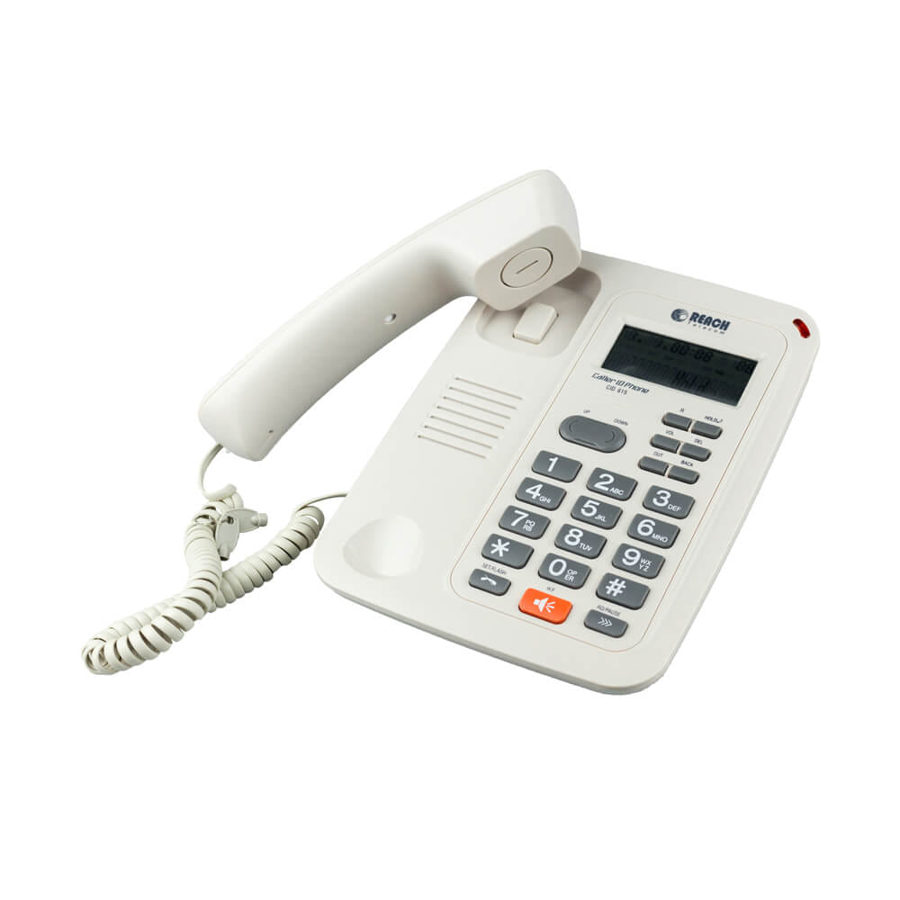 โทรศัพท์บ้านโชว์เบอร์โทรเข้า  REACH รุ่น CID 615 LIGHT GREY_1